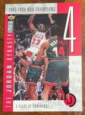 MICHAEL JORDAN - 1997-98 Collector's Choice - The Jordan Dynasty - JD4 - /23000