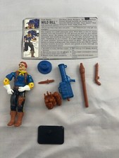 1992 GI JOE RAH WILD BILL V2 LOOSE/COMPLETE WITH FILE CARD! CAVALRY SCOUT