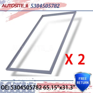 2 juntas de puerta de refrigerador gris repuesto para Electrolux Frigidaire 5304505782 - Imagen 1 de 8