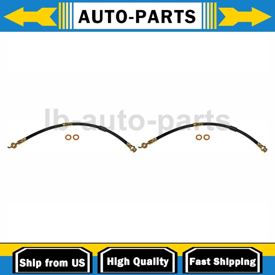 For 2007 Mazda CX-9 3.5L 2x Brake Hose Front - Image 1 of 4