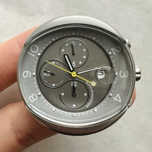 RARO DE COLECCIÓN SEIKO CRONÓGRAFO MANDARINA DUCK Reloj de Cuarzo Japón Pulsera GRIS - Imagen 1 de 17