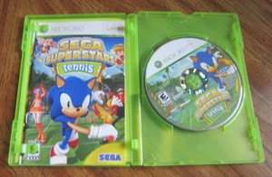 Sega Superstars Tennis Microsoft Xbox 360 Video Game USED TESTED DISC & MANUAL - Picture 1 of 2