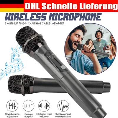 Bluetooth Karaoke Mikrofon Tragbares Handmikrofon für Kinder und Erwachsene NEU - Bild 1 von 4
