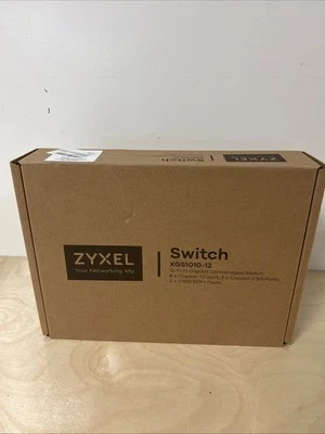 Zyxel XGS1010-12 12-Port Wired-Ethernet Multi Gigabit Unmanaged Switch - Image 1 of 4