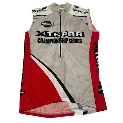 Camiseta deportiva de triatlón XTERRA Championship para hombre mediana Castelli Nissan hecha en EE. UU. roja Foto 1 de 4