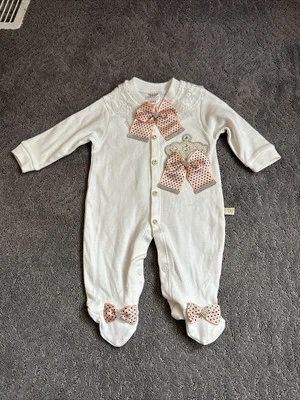 Princess Crown And Bows Baby Girl 3 Months - Image 1 of 3