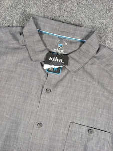 Camisa de manga corta Kuhl Persuadr para hombre 2XL gris fresno senderismo al aire libre nueva con etiquetas - Imagen 1 de 11
