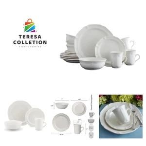 Modern French Countryside 16-Piece Dinnerware Set for Effortless Dining Elegance - Picture 1 of 6