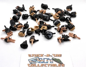 AEW WWE RARO Manos de Lucha ENORME LOTE C, Guantes Negros, BONITOS - Imagen 1 de 3