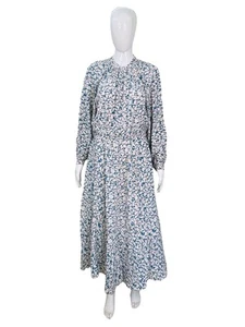 Isabel Marant Etoile Women's Abstract Printed Long Maxi Flare Gown Dress M 38 - Picture 1 of 15