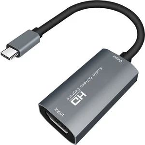 HDMI-Compatible To Type C 1080P USB-C Game Recording Live Video HD Capture Card - Afbeelding 1 van 9