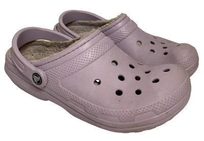Женские фиолетовые классические сабо без застежек с подкладкой Crocs (размер 8) - Изображение 1 из 4