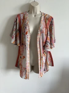 Blusa kimono donna Floreat Anthropologie taglia unica - Foto 1 di 3