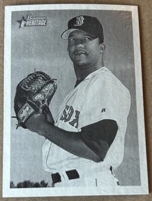 PEDRO MARTINEZ HOF 2001 BOWMAN HERITAGE Card #74 NM-MT Condition - Image 1 of 2
