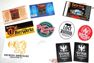 Craft Beer Brewery Sticker Lot, Colorado, Durango, Carver CO, Bier Werks - Picture 1 of 6