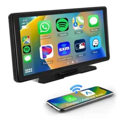 10.26inch 2K Portable Car Wireless Apple CarPlay Android Auto Touch Screen Radio - Image 1 of 4