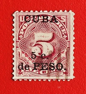 USA POSTAGE DUE 1894 OVERPRINT LA HABANA USED D32 - Bild 1 von 2