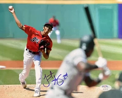 Triston McKenzie Signed Autographed Cleveland Guardians 8x10 Photo PSA/DNA - Image 1 of 2