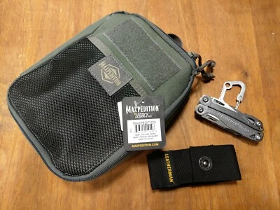 Survival EDC Pouch Maxpedition Beefy con Leatherman Sidekick set Foto 1 de 4