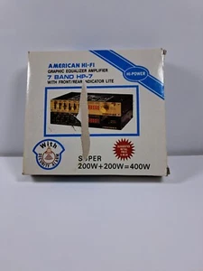 Vintage American HI-FI Graphic Equalizer Amplifier 7 Band HP-7 - NIB - Picture 1 of 7