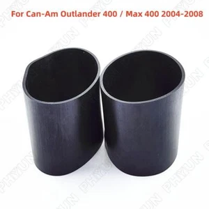 2x Rubber Air Inlet Flexible Adaptors For 2004-2008 Can-Am Outlander 400/Max 400 - Picture 1 of 6
