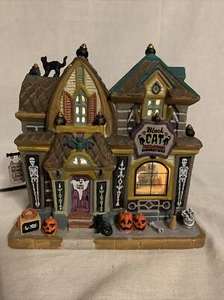 Lemax  SPOOKY TOWN,  Black Cat  Halloween Decorations. Used w/ Box 2020 - Picture 1 of 12