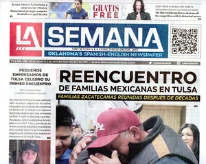 LA SEMANA Oklahoma's Spanish-English Newspaper Mexican Families Reunited - Picture 1 of 1