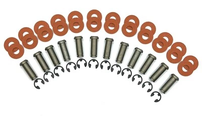 12 Tattoo Machine Step Down Coil Cores set With Red Fiber Washers 1" Made In USA - Image 1 of 4