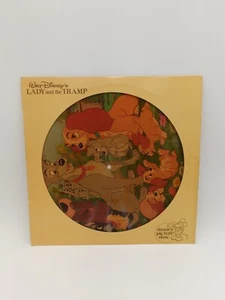 Walt Disney The Lady And The Tramp Record Picture Disc Soundtrack LP 1980 Vinyl - Picture 1 of 4