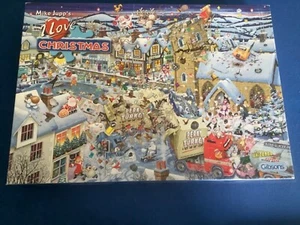 1000 piece jigsaw I LOVE CHRISTMAS HP Gibson and sons by KINE JUPP gibsons… - Picture 1 of 3