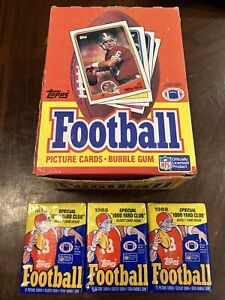 1988 Topps Football Box | (36) Factory Sealed Packs - Bo Jackson RC Rookie Card