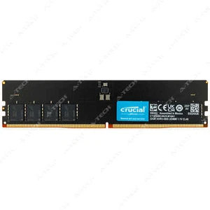 Crucial 32GB DDR5 4800 MHz PC5-38400 DIMM Desktop Memory RAM 1x (CT32G48C40U5) - Picture 1 of 2