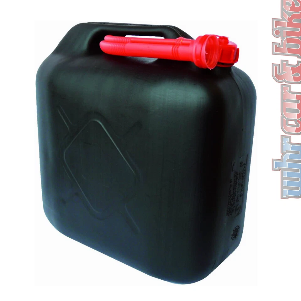 HP Kraftstoffkanister Benzinkanister Kunststoff 10L schwarz GGVS Benzin Diesel - Bild 1 von 1
