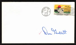 Don Gullett Signed Baseball Postal Envelope Cincinnati Reds Autograph Auto - Picture 1 of 2