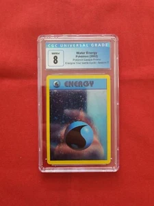 Pokemon: Water Energy Energize Your Game Holo League Promo 2002 - CGC 8 SWIRL!! - Picture 1 of 19