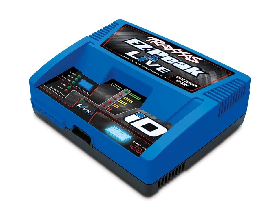 Traxxas 2971GX EZ-Peak LIVE Lader NiMH/Lipo 12A Schnell-Ladegerät m. iD-Erkennug