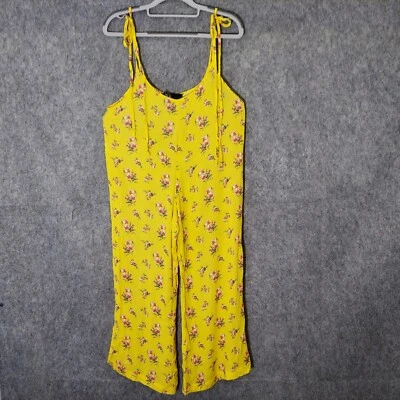 Blue Life Jumpsuit Xs Cottagecore Guaze Crinkle Crepe Wide Leg Prairie Feminine - Image 1 of 4