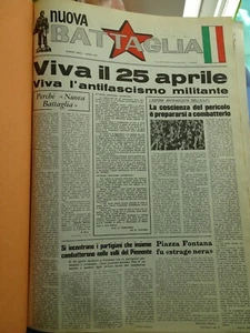 PARTIGIANI-CREMONA-NUOVA BATTAGLIA-MENSILE A.N.P.I. - 53 NUMERI 1972-1977 - Bild 1 von 5