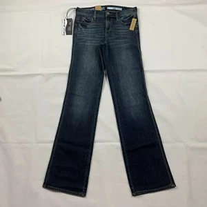 dkny jeans womens size 2x32 sculpted boot black dark wash soft denim stretch $72 - Picture 1 of 5