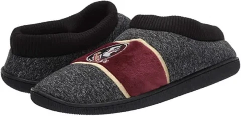 FOCO NCAA Florida State Seminoles Unisex Small Grey Cup Sole Slippers V Cover