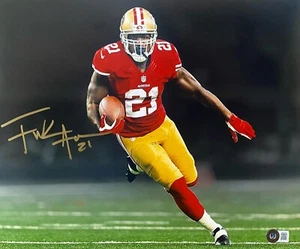 FRANK GORE SIGNED AUTOGRAPH 11X14 PHOTO SAN FRANCISCO 49ERS BECKETT COA 4 - Picture 1 of 3