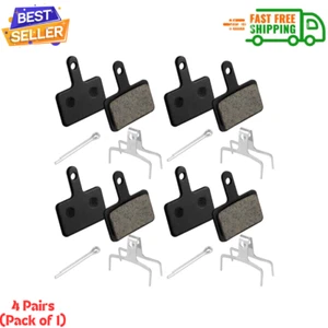 4 Pairs Bike Brake Pads, Resin Semi-Metal Bicycle Disc Brake Pads Replacement... - Picture 1 of 7