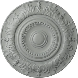 CM20BX Biddix Ceiling Medallion, 20 7/8"OD X 1 1/4"P (Fits Canopies up to 7 1/2" - Picture 1 of 12