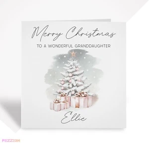 Personalised Christmas Card for Daughter, Granddaughter, Niece, Sister Xmas Gift - Picture 1 of 6