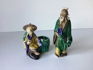 A Pair of Early 20thC Chinese Shekwan Ware Figurines - Picture 1 of 23