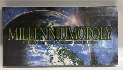 Millenniumopoly Board Game USA Monopoly Brand NEW Sealed Late For The Sky USA* - Image 1 of 4