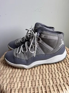 Nike Air Jordan Retro Cool Sneakers Grey Youth Boys Size 3 - Picture 1 of 11