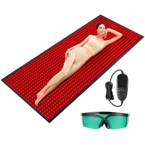 Uimoso Red Light Therapy Mat for Full Body 1280PCS 3-Chip LED Light Therapy Pad - Picture 1 of 12