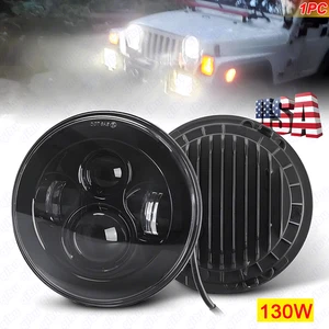 Newest 7" Round Led Headlight Hi-Lo for Jeep Wrangler JK LJ TJ for Chevy C10 C20 - Bild 1 von 12