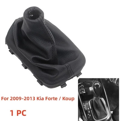 1 pieza nueva perilla de cambio bota cubierta de cuero para Kia Forte Koup 2009-13 #846401M500WK Foto 1 de 4